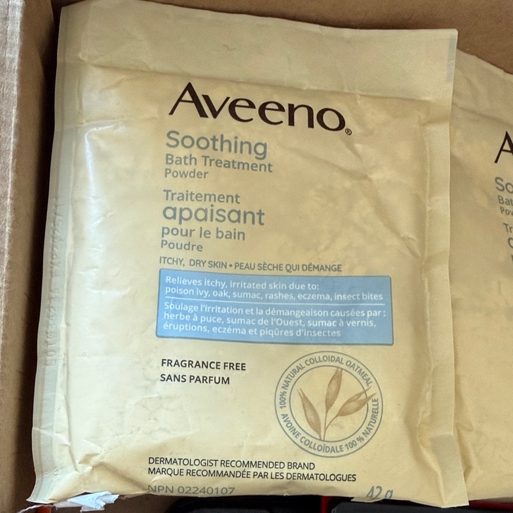 7x Aveeno Soothing Bath Treatment Powder